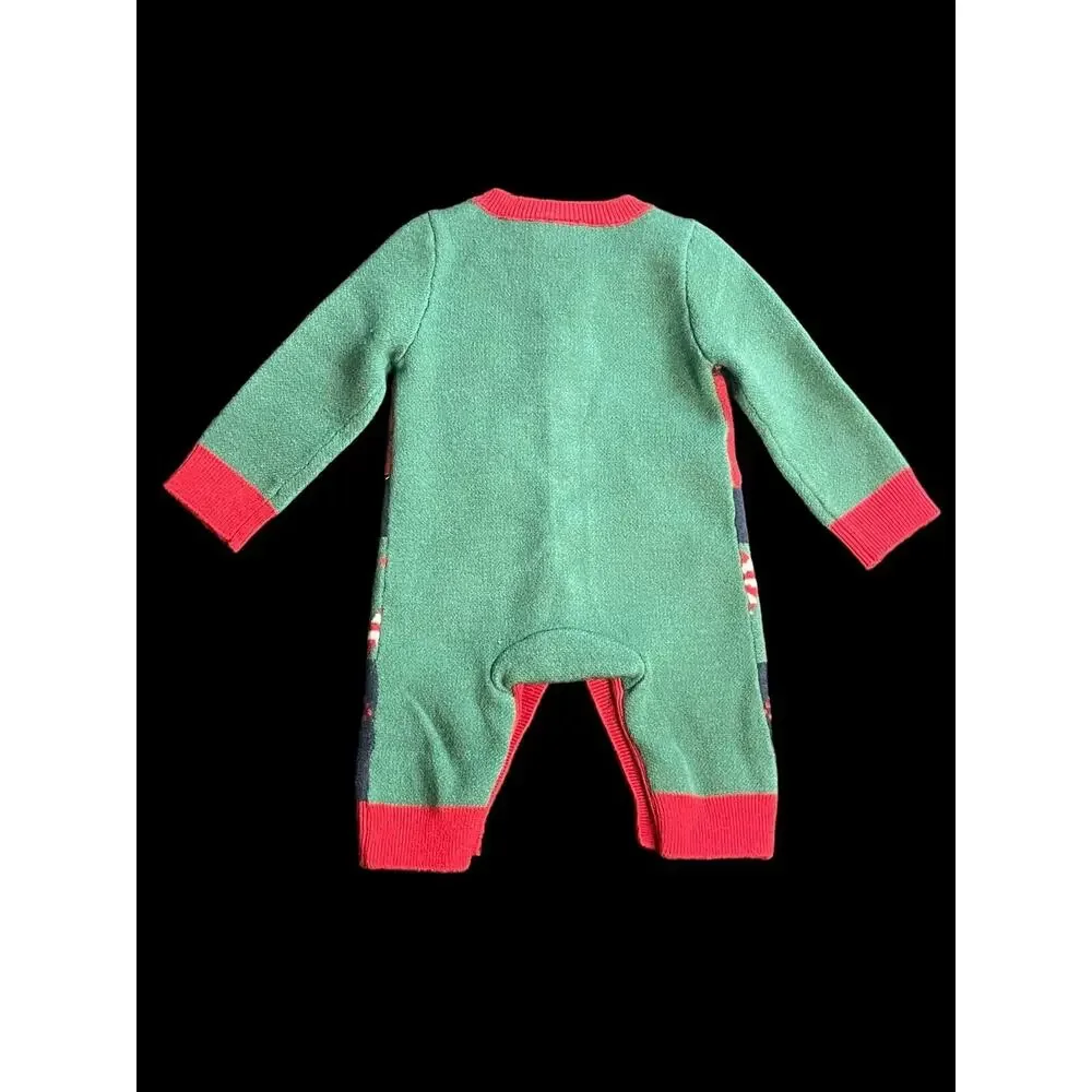 Boxlunch Disney Lilo & Stitch 3 Month Infant Embroider Christmas Sleepwear New